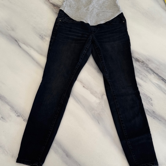THYME Classic Black Maternity Jeans - size S - Picture 1 of 8
